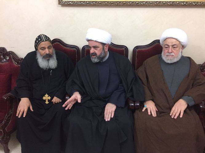 المفتي عبدالله عزى بشهداء الكنيسة القبطية:الارهاب يضرب المنطقة وعلينا مواجهته متكاتفين