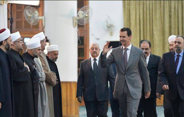 بالصورة: ماذا يفعل بشار الأسد في كفرسوسة؟