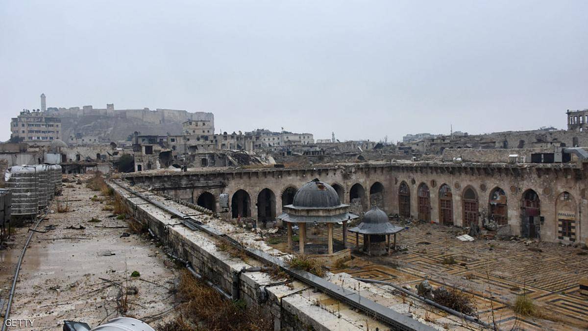 بالصور المسجد الاموي في حلب كيف كان واصبح