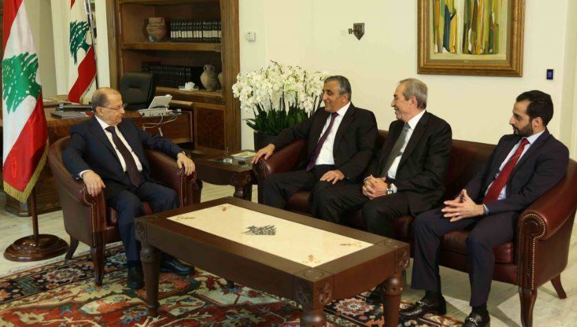 عون يستقبل رئيس الصندوق الكويتي