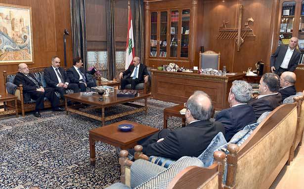 «تكتل التغيير والإصلاح» زار رئيس مجلس النواب
كنعان: إقرار النسبيّة مصلحة للجميع
فياض: وحدة الموقف بين التيّار وأمل وحزب الله