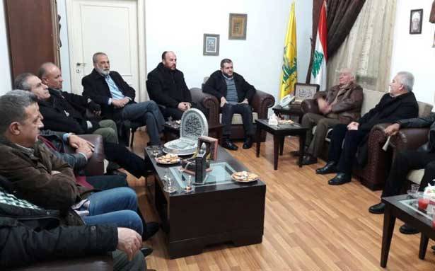 «اللجنة الأمنيّة الفلسطينيّة العليا»
زارت حزب الله والنابلسي والمستقبل