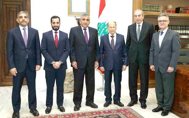 توقيع اتفاقيّتي تمويل بين الصندوق الكويتي ومجلس الإعمار
عون أمام زواره : الثقة العربيّة والدوليّة
المتجدّدة بلبنان تُشكّل حافزاً للمضي بنهج تغييري