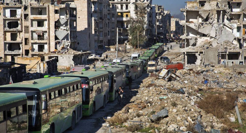 مصدر: استئناف خروج المسلحين من الريف الشرقي بحلب