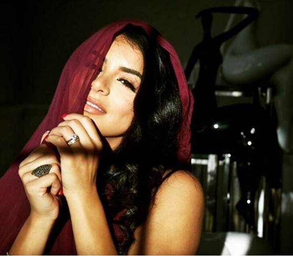 بالصورة.. ريما فقية بفستان مثيروضيق  رغم الحمل