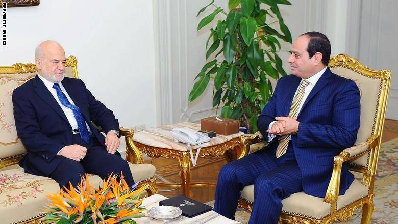 العراق يدعو السيسي لتبني "مشروع استراتيجي" ضد الإرهاب والقاهرة تدعم معركة الموصل