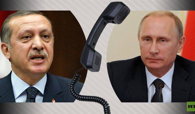 أردوغان يطلع بوتين على سير التحقيقات في اغتيال السفير الروسي