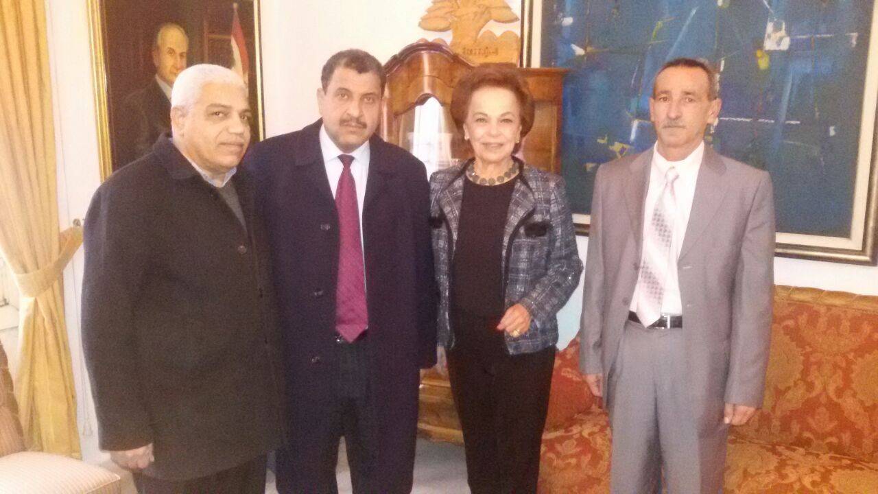 وفد من الجبهة الديمقراطية يجول على شخصيات شمالية مهنئا بالميلاد