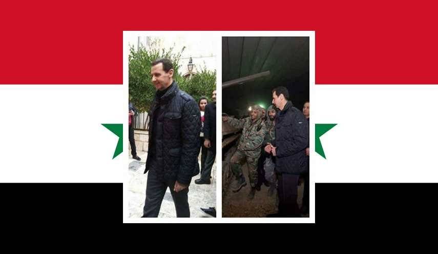 سترة بشار الأسد التي ارتداها في صيدنايا تشعل المواقع!