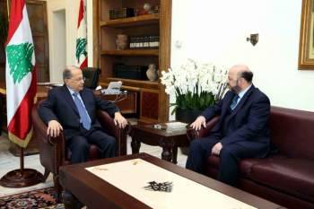 الرئيس عون إستقبل رياشي وسفير المجر في لبنان