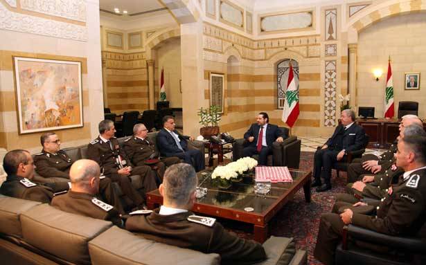 الحريري : سنجهد لتوفير مقوّمات الدعم
للجيش والقوى الأمنيّة