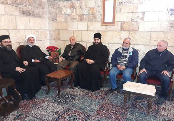 حزب الله يزور دير سيدة البلمند مهنّئًا بالأعياد
