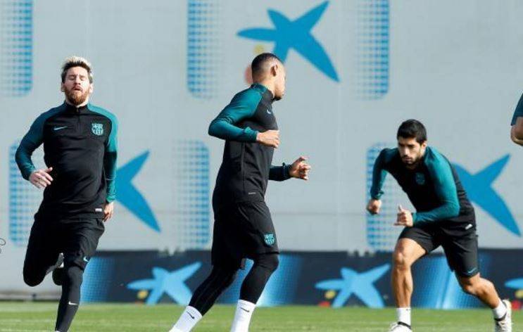MSN يعود لتدريبات برشلونة.. وميسي يُثير القلق