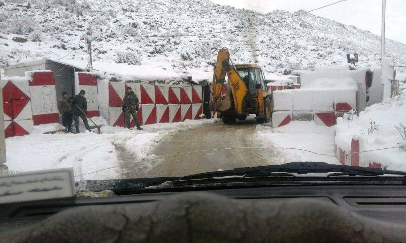 جرافات وزارة الاشغال فتحت طرقات شبعا حاصبيا وعين عطا