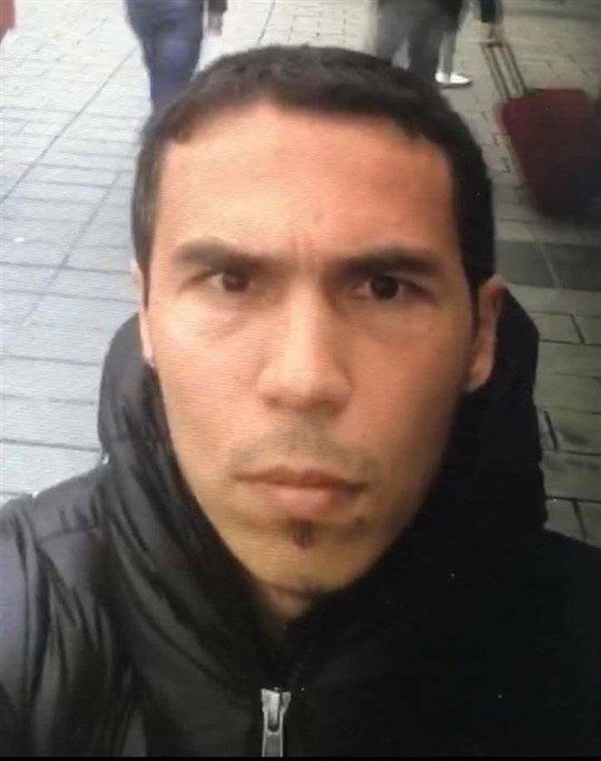 بالصورة - الشرطة التركية تنشر صورة جديدة أكثر وضوحاً للإرهابي منفذ اعتداء اسطنبول