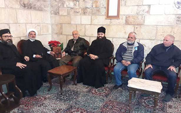 حزب الله يزور دير سيّدة البلمند مُهنّئًا بالأعياد