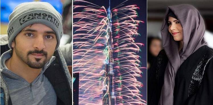 بالفيديو- شاهدوا أين احتفل أبناء الشيخ محمد بن راشد حاكم دبي بليلة رأس السنة