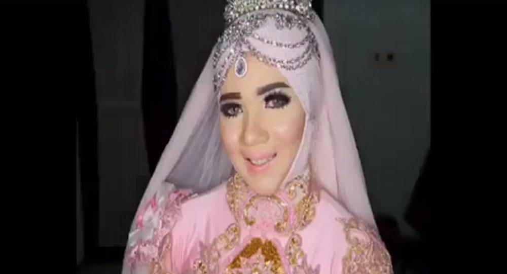 بالفيديو.. عروس تصيب رواد الإنترنت بالصدمة