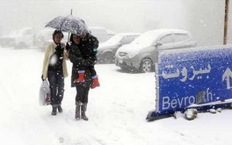 عاصفة ثلجية تضرب لبنان.. إليكم موعد وصول المنخفض الكبير من اليونان!