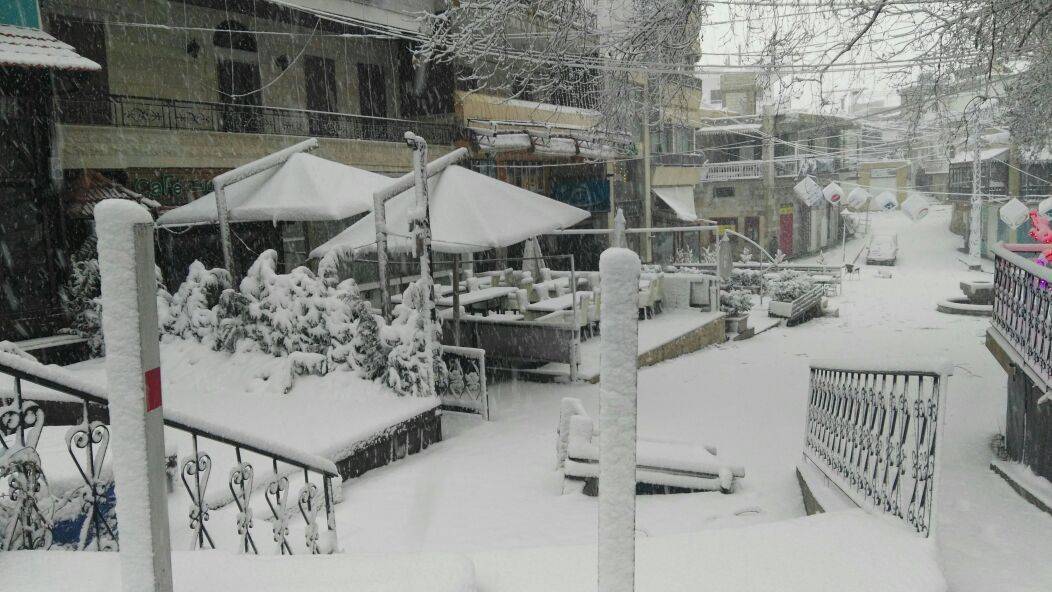 الثلج على 1300 متر صور عن الثلج