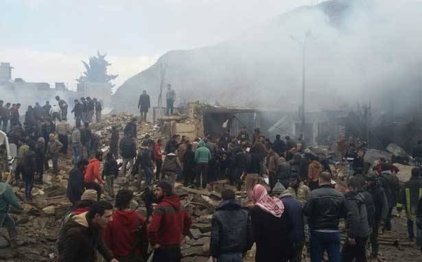 قطع المياه عن دمشق جريمة حرب
عشرات القتلى بتفجير في أعزاز