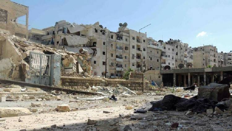 مواد كيميائية سعودية المصدر في حلب