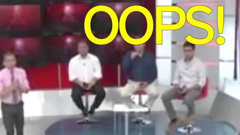 بالفيديو: صورة رجل عار تُبث عن طريق الخطأ مباشرة على الهواء