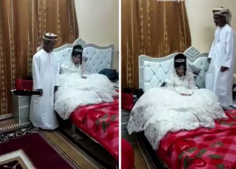 فيديو مرعب: وسط الزغاريد.. عريس مع عروسته على السرير ليلة الزّفاف!