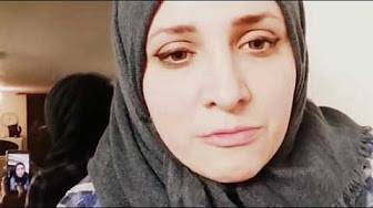 لاجئة سورية بالسويد تدعى جود عقاد تقوم بخلع الحجاب على الهواء مباشرة