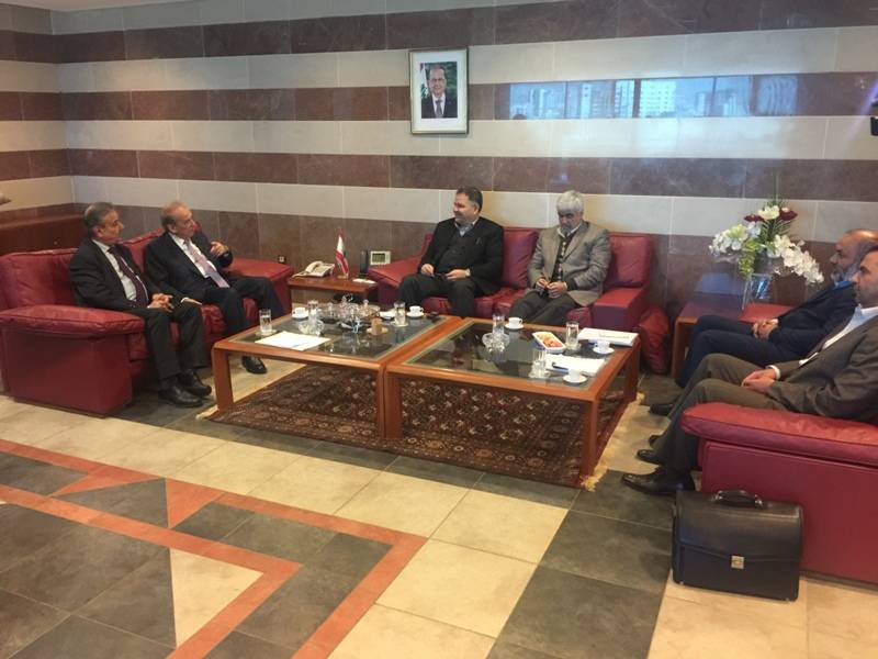 حمادة بحث مع فياض شؤونا تربوية واستقبل جيرار