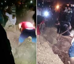 حفر القبر واظهر الفتاة الميتة وقام باغتصابها