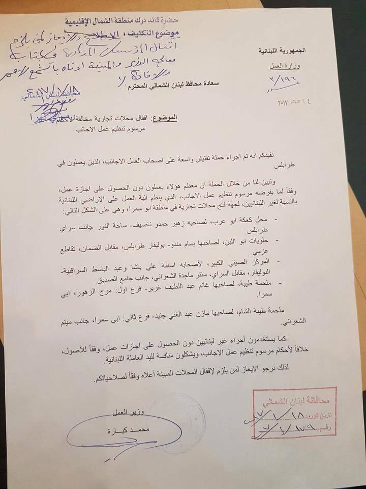 بعد قرار كبّارة.. إليكم المؤسسات التي أغلقت في طرابلس!
