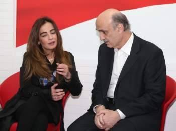 جعجع التقى وفدا من عائلة الياس ورديني في معراب