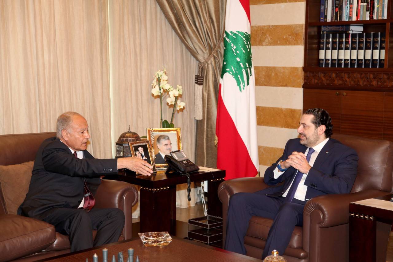الحريري بحث المستجدّات مع أبو الغيط