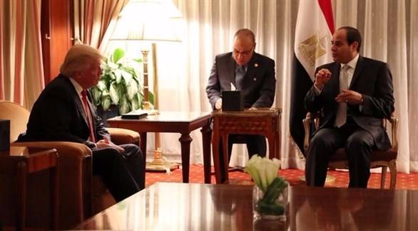 البيت الأبيض: ترامب أبلغ السيسي التزامه بالمساعدات العسكرية لمصر