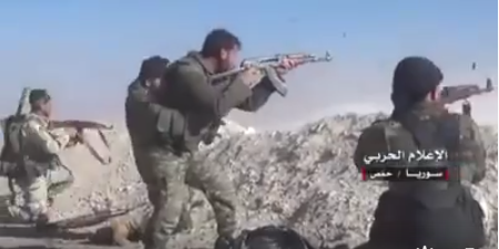 فيديو من أرض المعركة: الجيش السوري يقضي على أفراد داعش