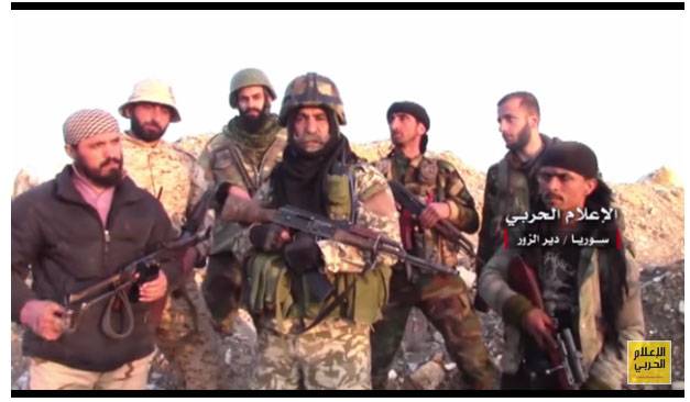بالفيديو العميد عصام زهر الدين يقاتل شخصيا في معركة دير الزور