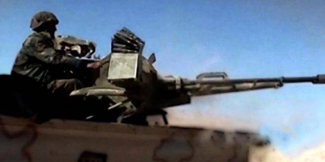 الجيش السوري يتابع تقدمه في ملاحقة إرهابيي «داعش» بريف حمص