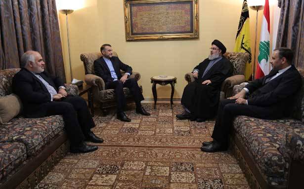 نصرالله عرض ووفد إيراني المستجدات
عبد اللهيان: إيران تسير بخطى ثابتة
لإيجاد الحلول السياسيّة لأزمات المنطقة
