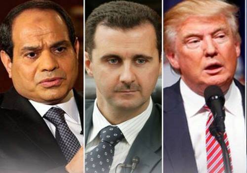 هل قال ترامب للسيسي: قل للاسد اننا قادمون الى سوريا