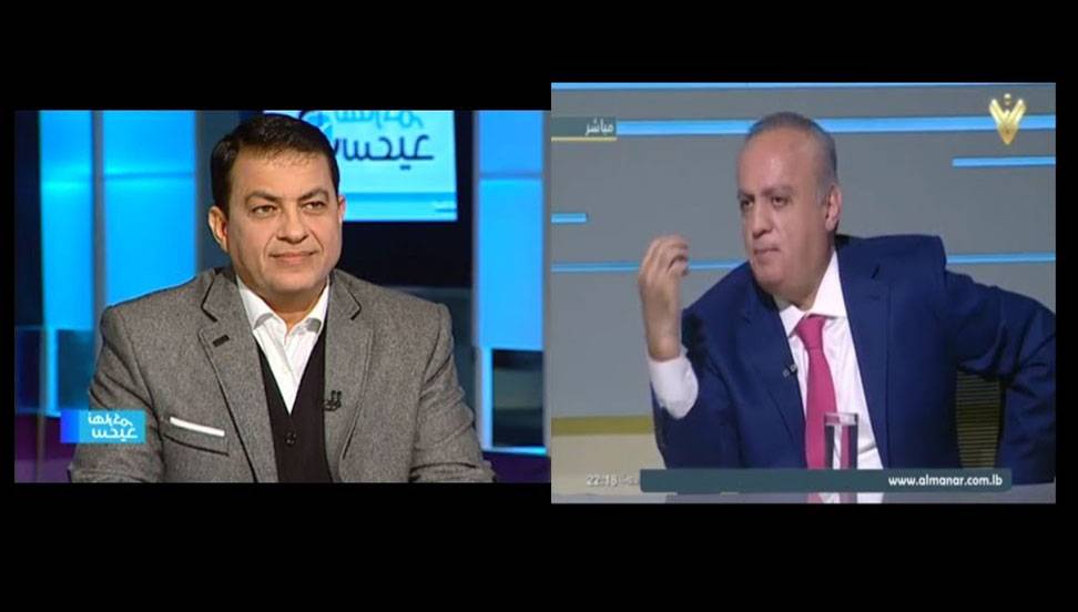 الاستاذ يطرد وئام وهاب وسامي كليب