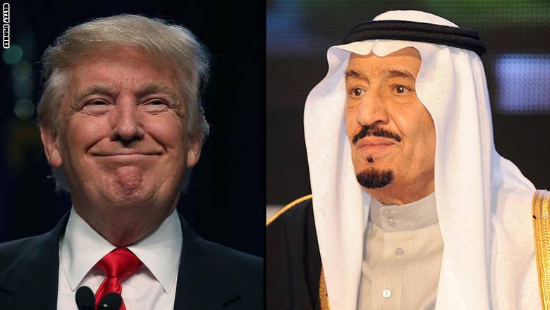 على ماذا توافقا ترامب والملك السعودي حول سوريا واليمن