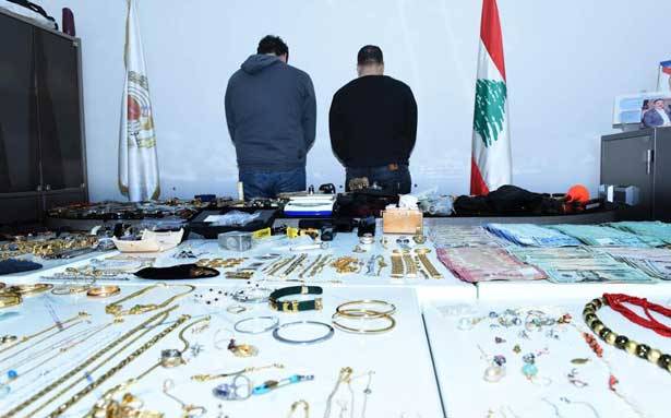 توقيف أخطر عصابة سرقة... ومضبوطات تفوق المليون دولار