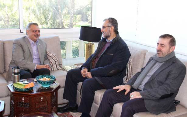 إرسلان التقى وفداً من حزب الله