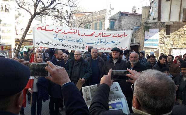 المستأجرون في طرابلس يُعلنون «الإنتفاضة» على القانون الجديد