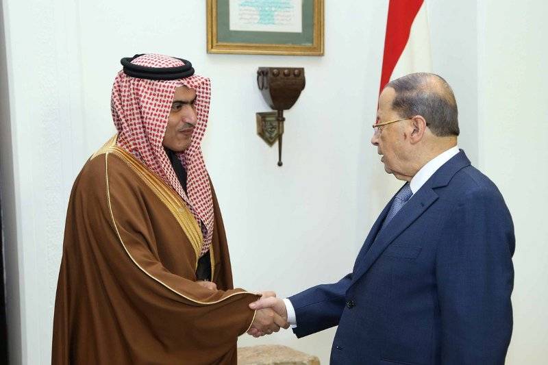 السبهان: زيارتي لمتابعة بحث ما اتفق عليه العاهل السعودي وعون