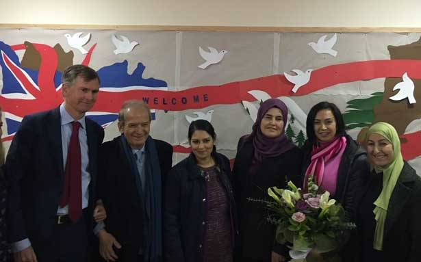 باتل زارت عون والحريري وتفقّدت اللاجئين السوريين
وزيرة التنمية البريطانيّة : نتعهّد الاستمرار بدعم لبنان
 ليس فقط في قطاع التعليم بل أيضا في مجال التنمية