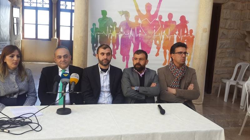 مؤتمر صحافي لجمعية راشيا ماراثون برعاية فنيش