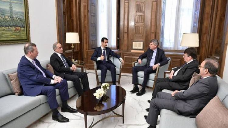 أردوغان محور مباحثات وفد بلجيكي مع الأسد