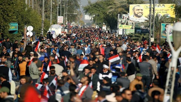 أنصار الصدر يتظاهرون في بغداد للمطالبة بإصلاحات